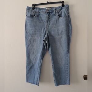 Madewell Curvy Perfect Vintage Jeans Size 33 Petite Light Wash
